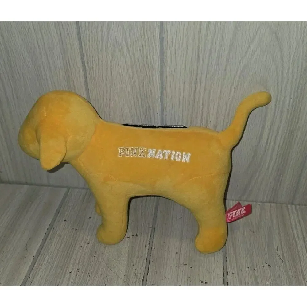 Victoria Secret PINK Nation Dog Large Golden Yellow 2018 Collection Puppy